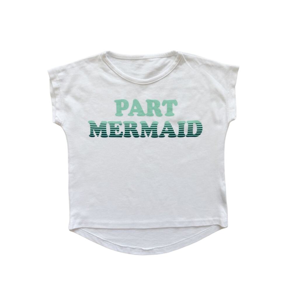 NWOT Tiny Whales Part Mermaid Tee Size 2